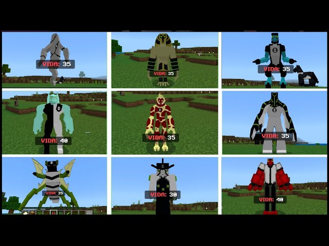 🆕🆓 ADD-ON BEN 10 CLASSIC v4 NEW ALIENS AND ENEMIES & OMNITRIX MINECRAFT 📱 ANDROID (mcpe v1.20.51.01)