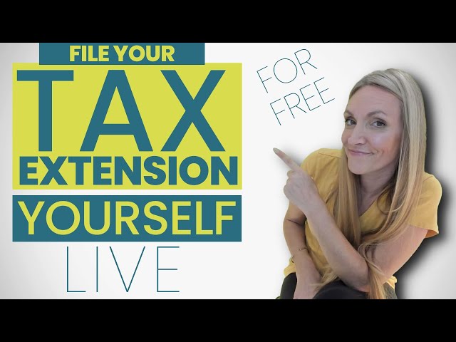 TUTORIAL: File Your Tax Extension For Free (& Calculate How Much To Pay)