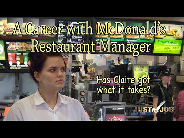 A Career with  McDonald's - Restaurant Manager