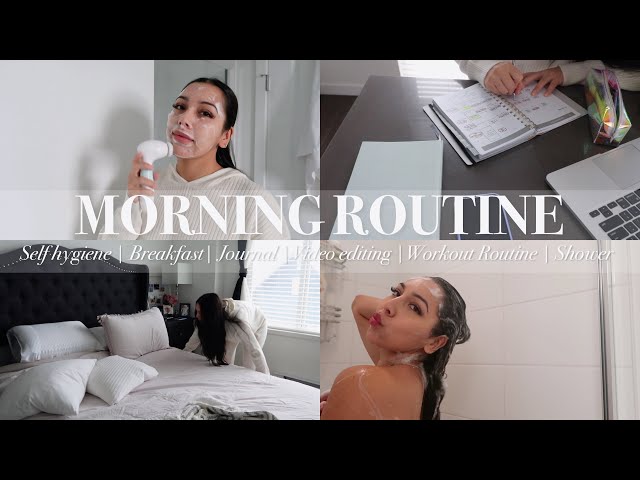 PRODUCTIVE WINTER MORNING ROUTINE 2021 | Healthy Habits & Self Care *relaxing & realistic*