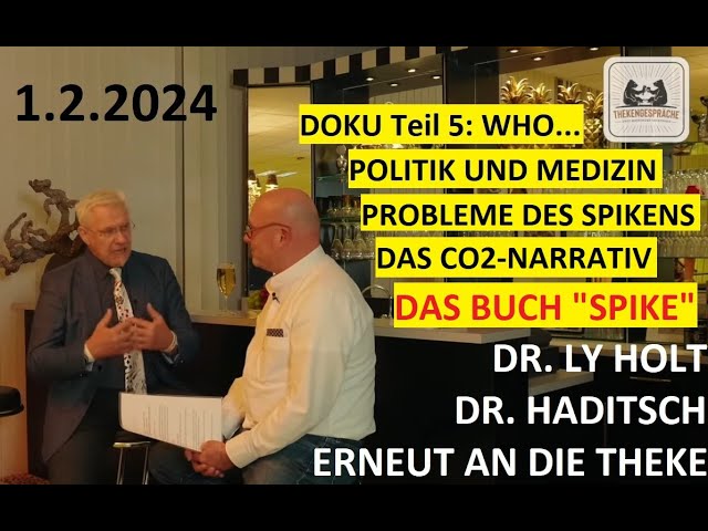Mit Dr. Thomas Ly erneut an der Theke (Haditsch, 1.2.2024)