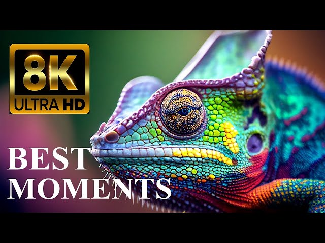 ANIMALS BEST MOMENTS 8K Ultra HD with Names and Sounds