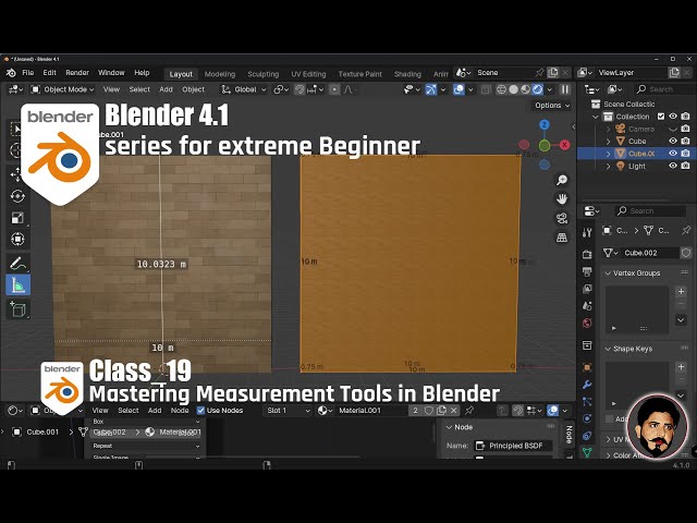 class: 19 | Mastering Measurement tool in blender | Beginner's Guide (2024 Tutorial)