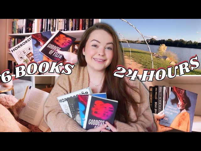 reading as much as i can in 24 hours // READING VLOG
