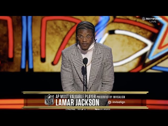 Lamar Jackson wins NFL MVP