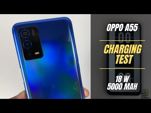 Oppo A55 Battery Charging Test 0% to 100% | 18W fast charger 5000 mah