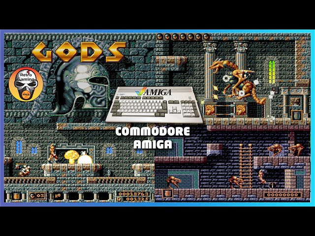 GODS - Commodore Amiga gameplay on Mister FPGA