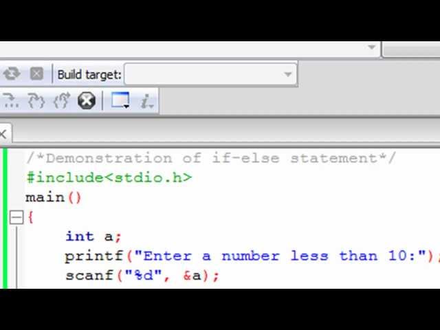 C Programming Tutorial - 17: The if-else Statement