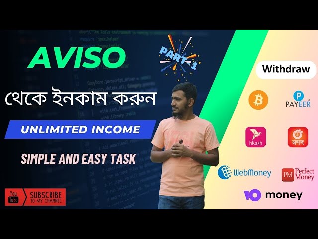 New income site || Aviso account create and task complete || Earn Money By Watching YouTube Videos