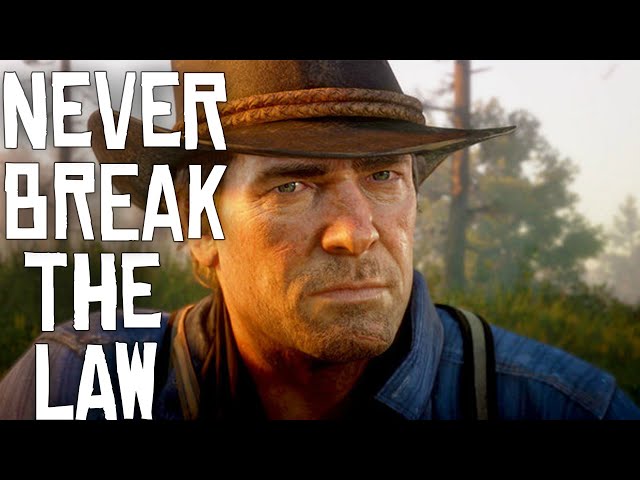 Never breaking the law in RDR 2