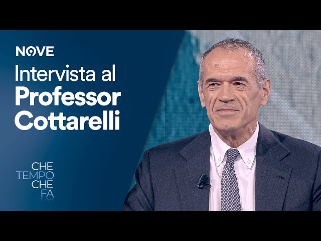 Che tempo che fa | Intervista al Professor Cottarelli