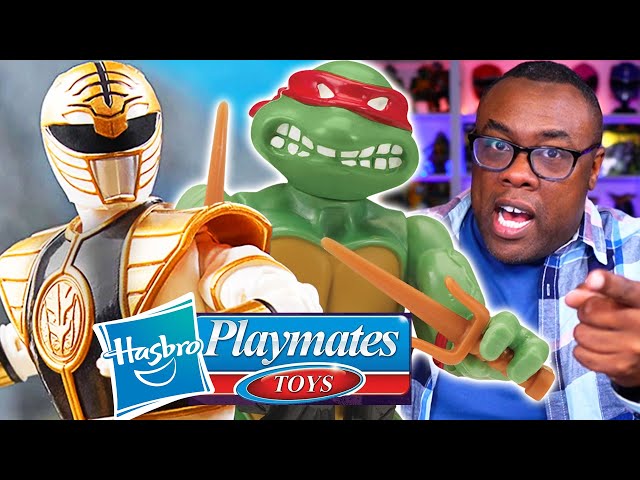 POWER RANGERS Joins NINJA TURTLES at Playmates Toys! Does Hasbro Lightning Collection Have a Future?