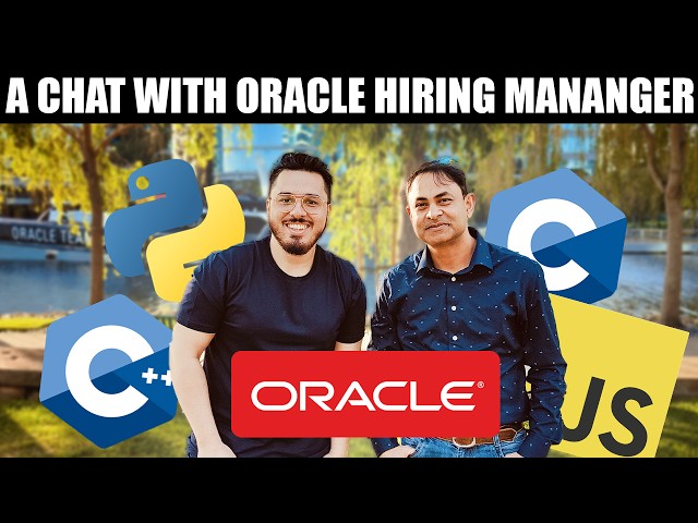 Job Advice from an Oracle Hiring Manager (Silicon Valley)