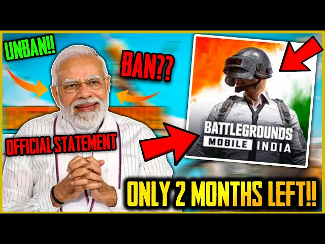 BGMI BAN AGAIN? | WHAT WILL HAPPEN AFTER 3 MONTHS | GOVERNMENT OFFICIAL STATEMENT | BGMI NEW UPDATE
