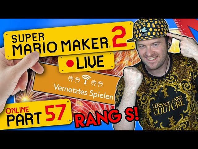 🔴 SUPER MARIO MAKER 2 ONLINE 👷 #57: Rang S nach Rage Explosion erreicht!