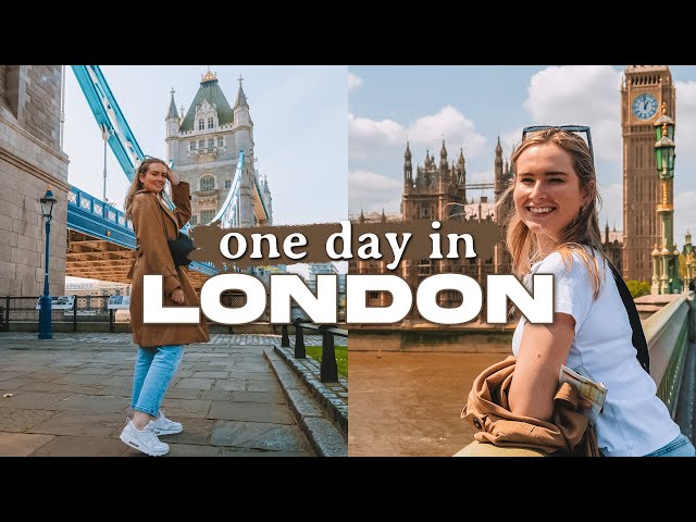 First Time In LONDON 🇬🇧 1 Day Travel Vlog
