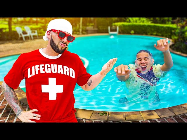 Lifeguard BULLIES BOY at SWIMMING LESSON, Boy ALMOST DROWNS | FamousTubeFamily