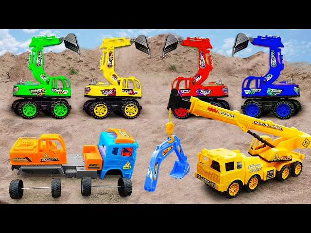 Cranes, Excavators, Dump Trucks, Cars JCB Excavator Assembly Works   Bridge Construction