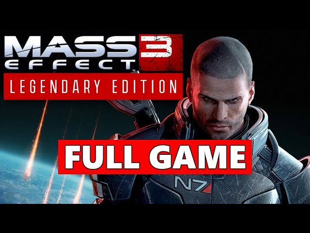 Mass Effect 3 Legendary Edition Full Walkthrough Gameplay - No Commentary (PS4 Longplay)