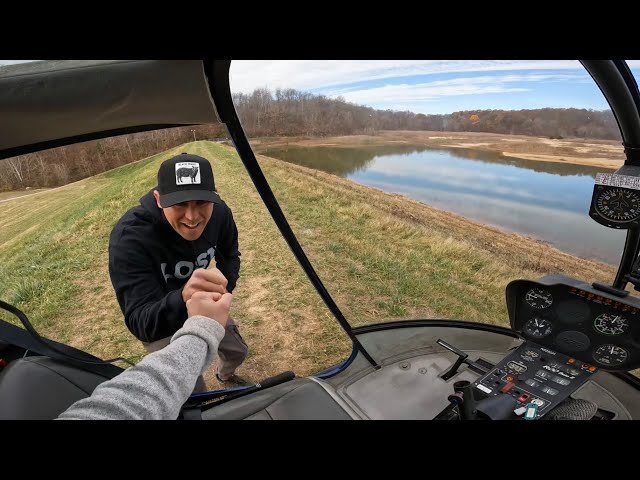 Pickup up Roman Atwood in my Helicopter!!