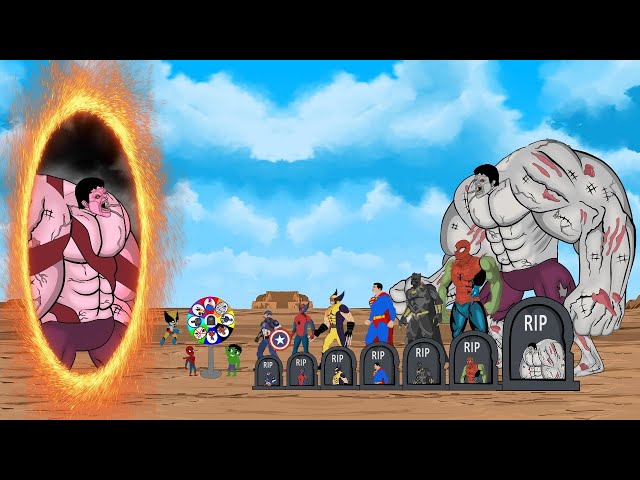 Rescue HULK & SPIDERMAN: All Characters comes through portal Avengers Endgame - FUNNY CARTOON
