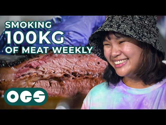 Meet The "Pitmaster" Who Smokes 100KG of Brisket a Week | SG Brisket Kitchen