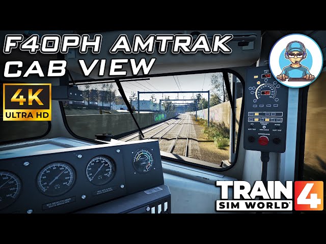 4K || CAB VIEW || Satisfing Journey in EMD F40PH 3C Amtrak