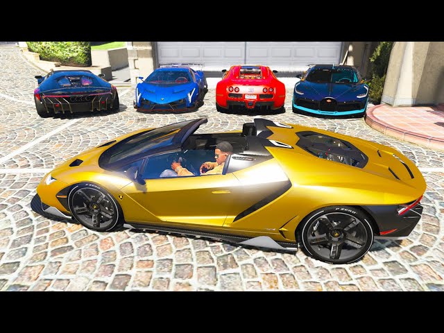 GTA 5 Stealing Super Cars with Franklin #9 (GTA 5 Expensive Cars)