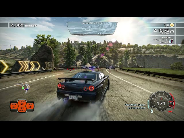 NFS Hot Pursuit Remastered - Skyline R34 Races Mod & Escape Police's