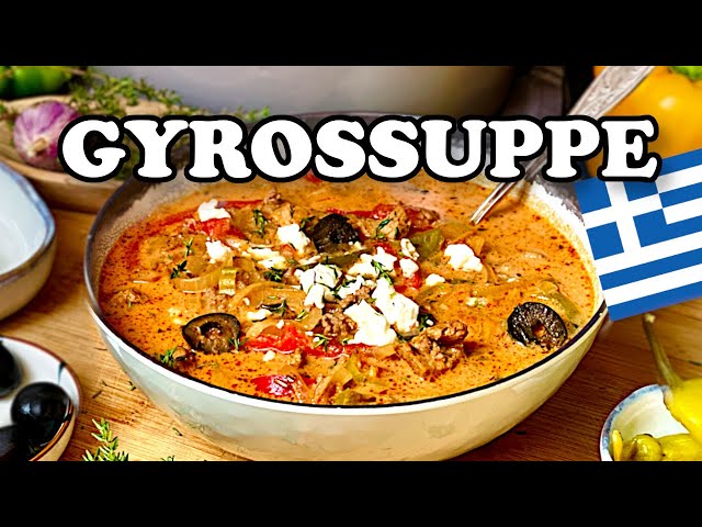 Gyrossuppe Rezept aus dem Dutch Oven | für die Party oder Familie | Die Frau am Grill