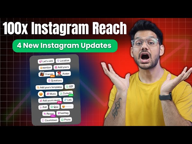 100x Instagram reach | Instgaram New Update | Instagram cutout, reveal, shake to see message 🔥 🔥