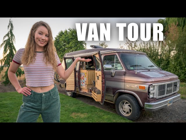VAN TOUR | Unique DIY Van Conversion for Full-Time VAN LIFE off-grid