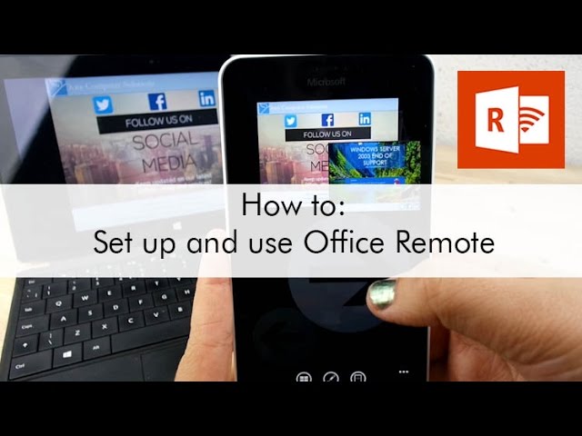 How to use Microsoft Office Remote App