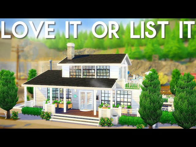 Caboose Bar Eco Lifestyle Renovation ~ Love It or List It: Sims 4 Speed Build (No CC)