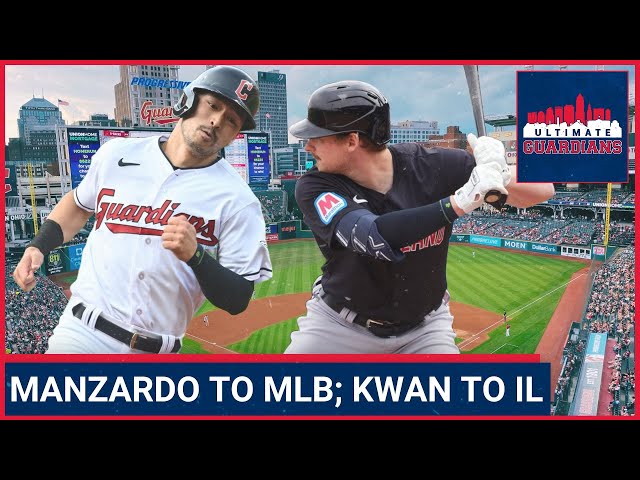 Kyle Manzardo gets the call but the cost is painful - Steven Kwan to the IL