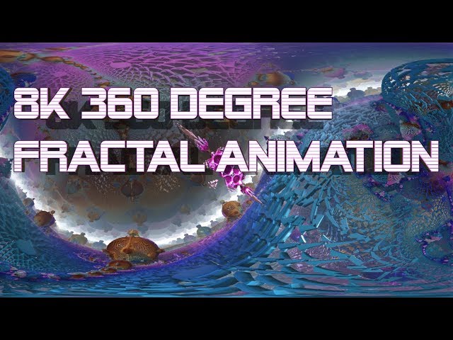 I made a 360 degree 8k 3d fractal animation... and I don't even have a 4k monitor