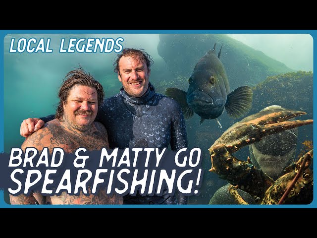 Brad & Matty Go Spearfishing! | Local Legends | Brad Leone