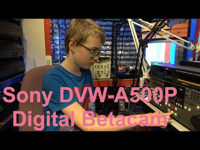 Sony DVW-A500P Digital Betacam Recorder donation.