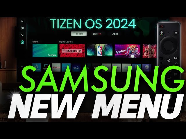 How To Use 2024 Samsung Tizen Smart TVs | New Settings & More!