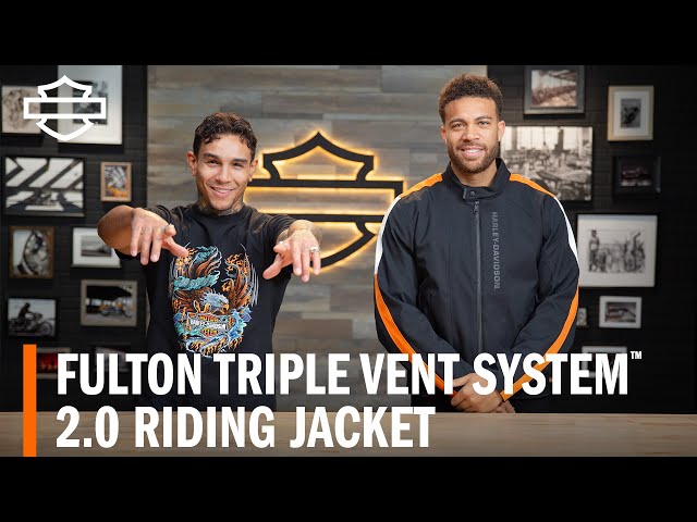 Harley-Davidson Fulton Triple Vent System 2.0 Riding Jacket Overview