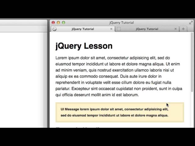 JavaScript and jQuery Tutorial (for Beginners)