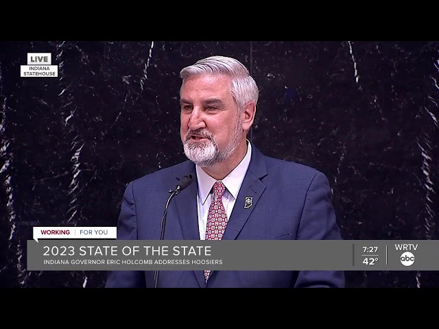 Gov. Eric Holcomb State of the State