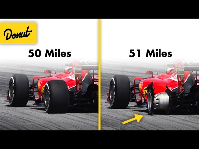Why an F1 Tire only last 50 miles