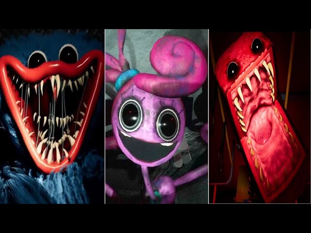 All Main Antagonist in Poppy Playtime Chapter 1-3 and Jumpscare