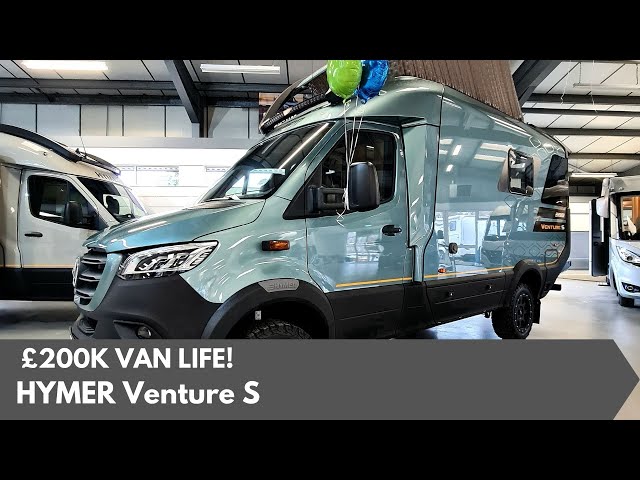 HYMER Venture S - £200k Van Life! Motorhome of the future?