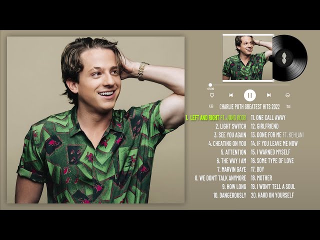 CharliePuth New Songs 2022 - Best Song Of CharliePuth  - CharliePuth Greatest Hits 2022
