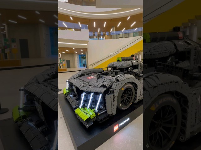 Life-Size LEGO Peugeot 9X8 24H Le Mans Car with 625k Pieces! Video by @lifeinlegotown