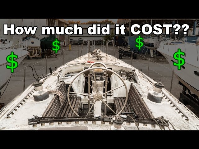 ⛵️Sailboat on the hard for 22 years 💰 How much did it cost? #091