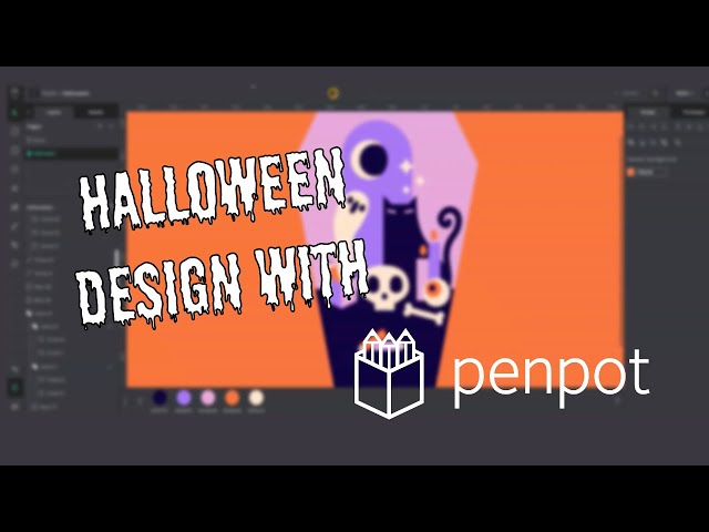 Halloween design with Penpot: Penpot Fundamentals #MadeWithPenpot