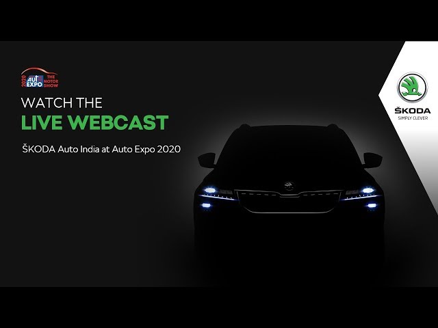 LIVE - ŠKODA Auto India at Auto Expo 2020 - Webcast